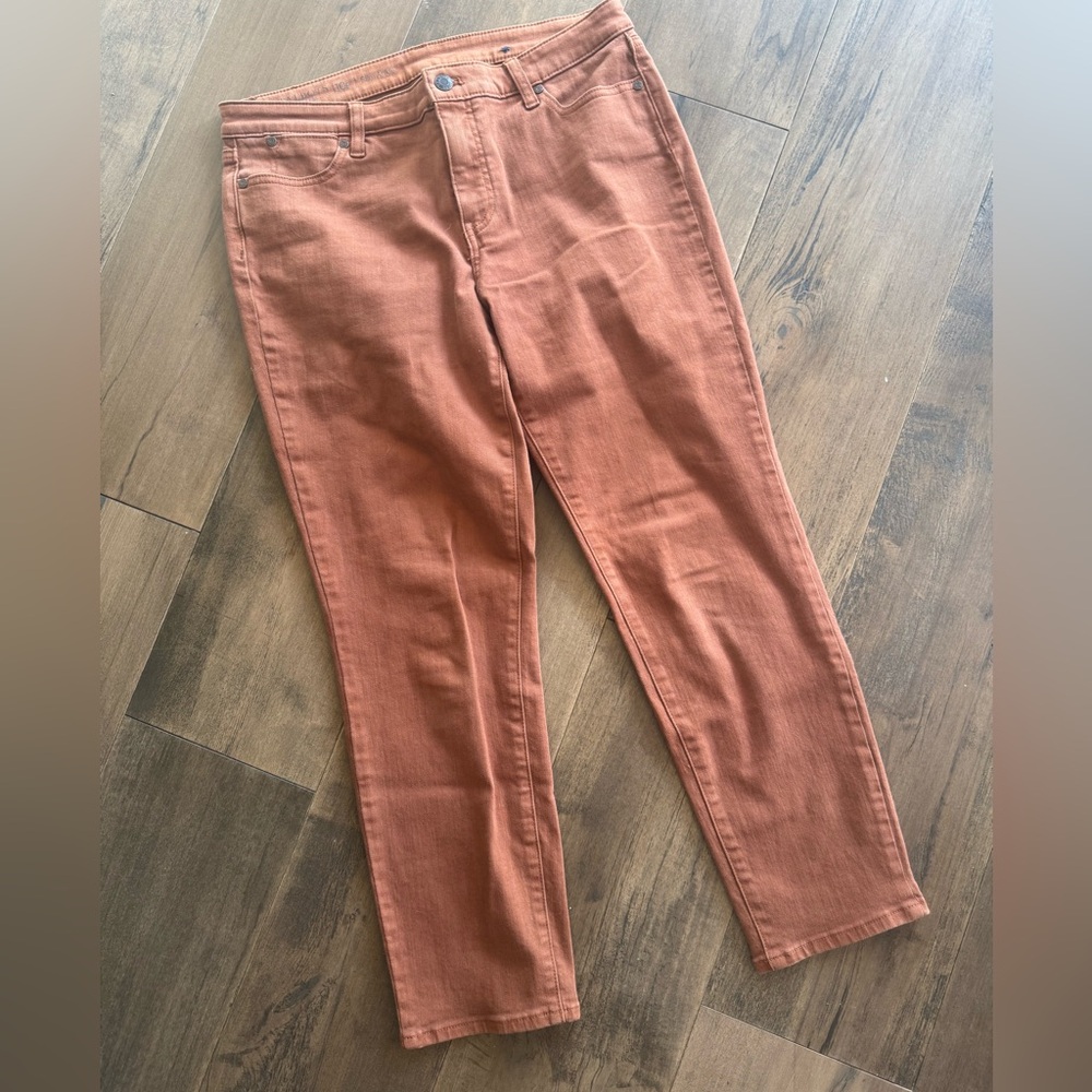 Talbots High-Rise Skinny Jeans in Terracotta